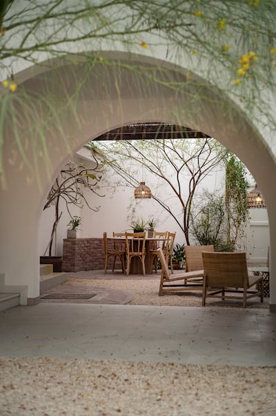 Debs has created an oasis for herself at her Dubai home. Antonie Robertson / The National