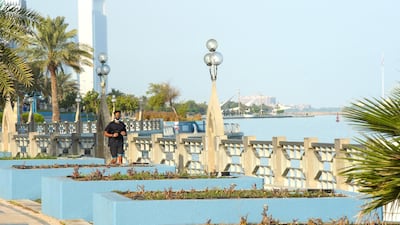 Ways to make the most of the UAE summer: 1. Embrace the morning. A hazy morning in downtown Abu Dhabi. Victor Besa / The National