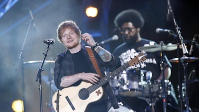 The British singer Ed Sheeran. Matt Rourke / AP Photo