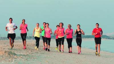 Reebok Run Club for Healthy Living. Courtesy of Reebok