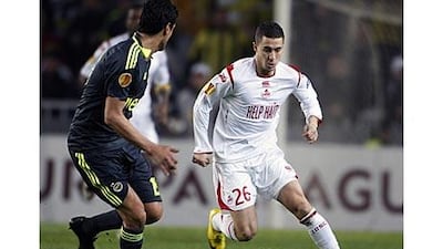 Lille's Eden Hazard, right, made his debut for the Ligue 1 side aged just 16. He has since gone on to establish himself as a first-team regular at both club and international level with Belgium.
