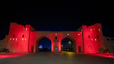 Fujairah fort is pictured at the weekend