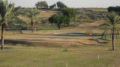 The 9th brown of Sharjah Wanderers Golf Club with the 7th fairway in the distance. Courtesy: Sharjah Wanderers Golf Club