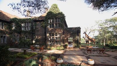 Giraffe Manor in Kenya. Courtesy The Safari Collection