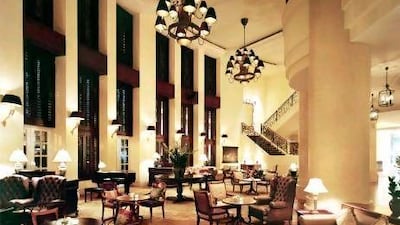 The lounge has a rather colonial aura. Courtesy Hyatt Hotels