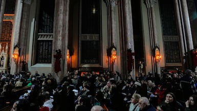 Christmas Eve mass at St Antoine Church in Istanbul. ISIS was said to be plotting attacks this Christmas season. AP