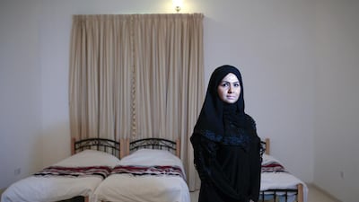 Mariam Al Hammadi, manager of the Women’s Protection Centre, at the shelter in Sharjah. Sarah Dea / The National