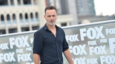 British actor Andrew Lincoln arrives for The Walking Dead at Comic-Con International 2018 in San Diego, California. AFP