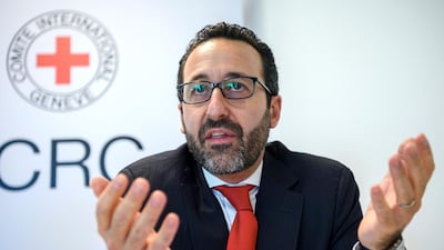 Robert Mardini, director-general of the International Committee of the Red Cross, at the organisation's headquarters in Geneva, Switzerland, on May 31, 2018 / EPA