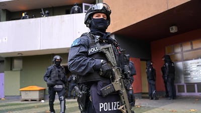 Police carried out raids in seven German states on Wednesday morning. Getty