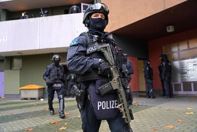 Police carried out raids in seven German states on Wednesday morning. Getty