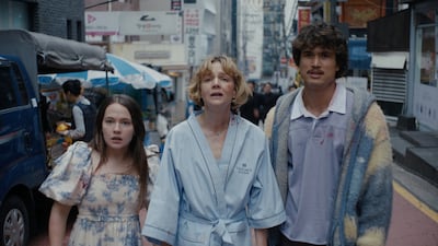 Cailee Spaeny, Carey Mulligan and Charles Melton star in the second season of Lee Sung Jin's anthology series Beef. Photo: Netflix