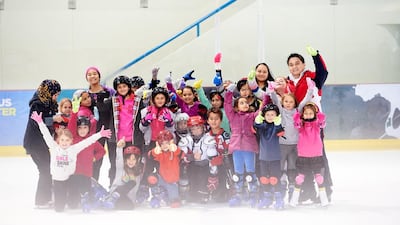 The ZSC Weekend Kids Club for ages 5 to 12 will include activities such as ice skating, bowling and arts and crafts. Courtesy Zayed Sports City