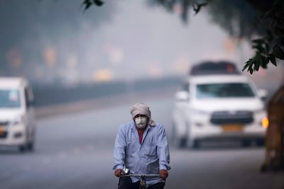 Smog in New Delhi on November 4. AFP / Jewel Samad