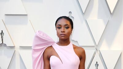 Kiki Layne in Atelier Versace. Photo: EPA