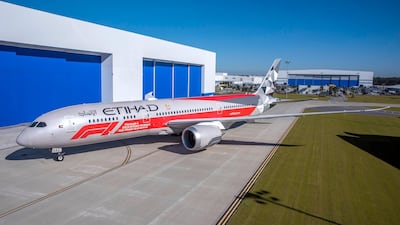 The new Etihad livery in the United States. Courtesy Etihad