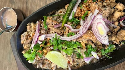 Sisig three-ways at Kooya Filipino Eatery. Photo: JP and Camille Anglo