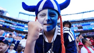 A Scotland fan at the Fifa World Cup Group C match against Morocco at the Boston Stadium in Foxborough, US. Morocco beat Scotland 1-0. PA