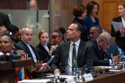 Ralph Regenvanu, a special climate envoy from Vanuatu, told the court it was hearing what 'may be the most consequential case in the history of humanity'. AP