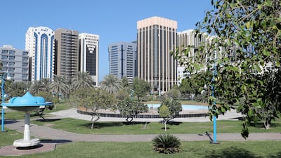 Al Khalidiya Park is one of the many parks in the area. Chris Whiteoak / The National