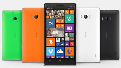 The Lumia 930 is one of the latest in the company’s attempts to compete with the likes of the Apple iPhone and the Samsung Galaxy S5. Courtesy Nokia