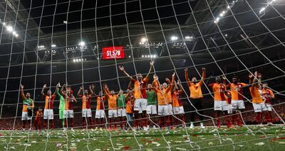 After winning the Turkish Cup, Galatasaray are on course for the Double. Reuters