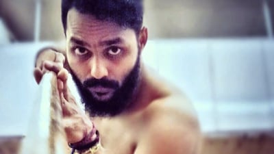 Vipin Lagarto embarked on his kalari journey at the age of 9 with a guru in Kerala before moving to Mumbai, where he trains others. Courtesy Vipin Lagarto