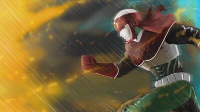 Catch the opening of the exhibition Comic Craze in Al Ain, featuring works by artists including Ali Khamas and Saeed Al Hebsi (an image detail, pictured). TCA Abu Dhabi