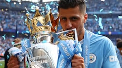 Rodri won 12 major honours, including four Premier League titles, two FA Cups, three League Cups and the Uefa Champions League. Reuters