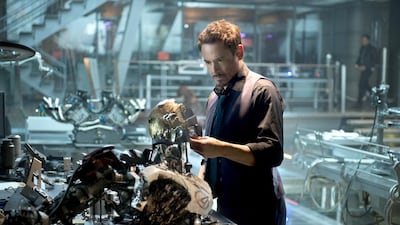 Robert Downey Jr as Tony Stark, the billionaire owner of Stark Industries, who is also known as Iron Man. Jay Maidment / Disney / Marvel via AP