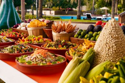 Sunset brunch at Emirates Palace.