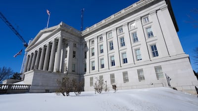 The US Treasury building in Washington. Scott Bessent, Secretary of the Treasury, said the Trump administration will continue to apply 'maximum pressure' on Iran. Reuters