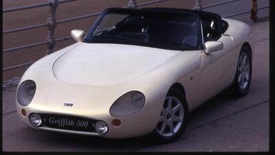 A TVR Griffith (1991-2002) - later models were referred to as the Griffith 500, while TVR has used the Griffith name several times in its history