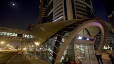 Dubai's Financial Center metro station. Last Minute convenience stores has withdrawn from running 18 of the 28 outlets on the Dubai Metro.