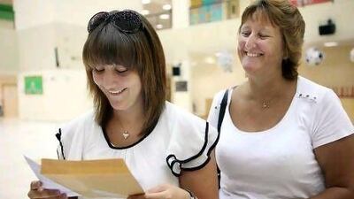 Emily Simpson, 16, a student of Al Yasmina school says she she did better than she thought.