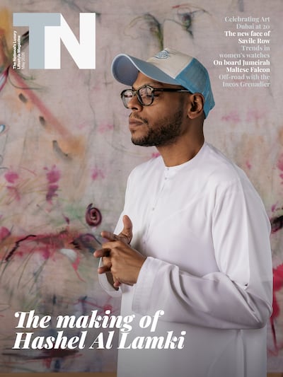 Hashel Al Lamki on the cover of the May 2026 issue of The National's TN Magazine. Photo: The National