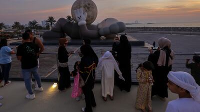 Showcasing 15 Emirati and international artists and collectives from 10 countries, the exhibition features 22 light sculptures, projections and installations