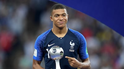 French connection: A glorious effort from distance in the final against Croatia ushered France to a 4-2 victory and put the seal on a sensational tournament for Mbappe, who collected the Best Young Player award. Getty Images