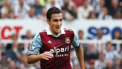 Centre midfield: Stewart Downing, West Ham United. A revelation at the tip of a midfield diamond as West Ham won at Burnley to break into the top four. (Photo: David Rogers / Getty Images)