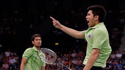 Bodin Issara, right, and Maneepong Jongjit had teamed up for the London Games last year. Andres Leighton / AP Photo