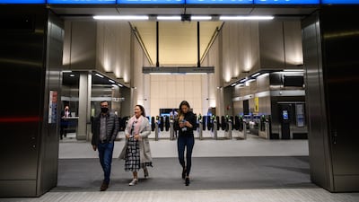 Nine Elms underground station after it opens for business.