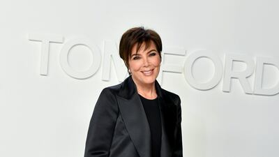 Kris Jenner attends the Tom Ford show during New York Fashion Week on February 7, 2020, in Los Angeles. AFP