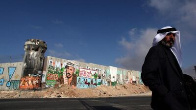 Donald Trump’s desire to accelerate a peace deal and the possibility of normalisation between Israel and the Arab world will only preserve a status quo in which the Palestinians stay politically weak and fragmented. Pavel Wolberg / EPA