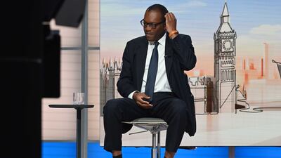 Chancellor of the Exchequer Kwasi Kwarteng, during a BBC interview this week, faces a battle to shore up the UK economy. PA