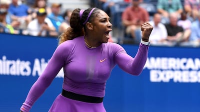 Serena Williams proved too strong for Petra Martic in their US Open fourth round match on Sunday. AFP
