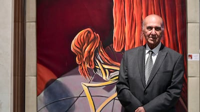 Iraqi painter and sculptor Ala Bashir's latest exhibition is on view in Dubai. All photos: Khushnum Bhandari / The National