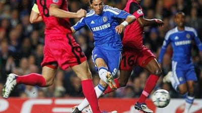 Chelsea's Fernando Torres, centre, scored two goals as his side beat Genk 5-0 in the Champions League Group E match.