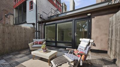 This townhouse at 110 West 13th Street, in Greenwich Village, New York, is on the market for $12.9 million. Courtesy Leslie Garfield