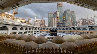 Pilgrims perform Umrah at the Grand Mosque in Makkah as the last 10 days of Ramadan considered by Muslims to be highly rewarding began on Monday. SPA