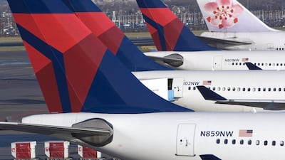 Aircrafts of Delta-Northwest are supplied before departure at Schiphol Airport, near Amsterdam. EPA
